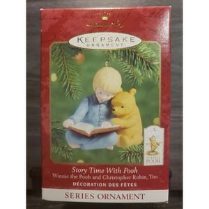 2000 Hallmark Keepsakes "Story Time With Pooh" Disney Winnie the Pooh Ornament